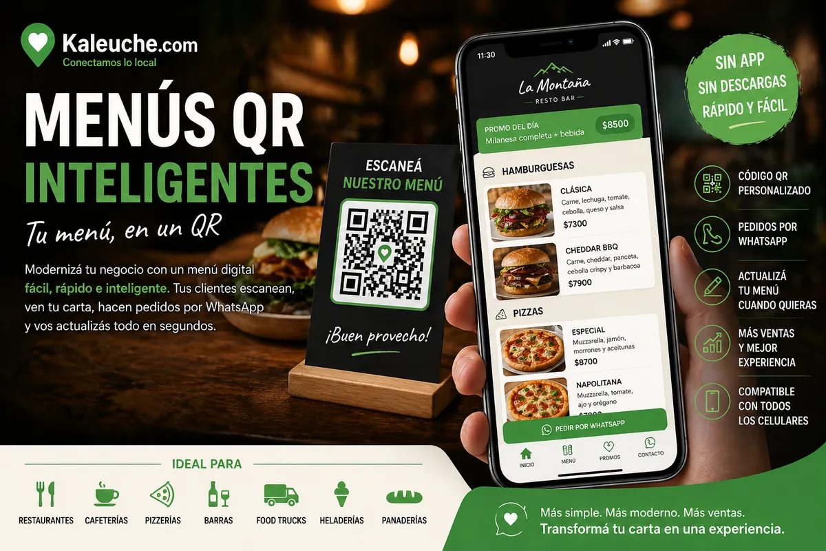 Menú QR inteligente para tu restaurante